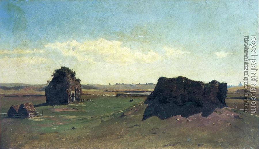 William Stanley Haseltine : Torre degli Schiavi Campagna Romana